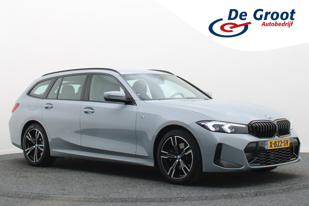 BMW 3 Serie Touring 320e M Sport Leder/Alcantara, Virtual Cockpit, LED, Elek. trekhaak, Apple Carplay, 18"