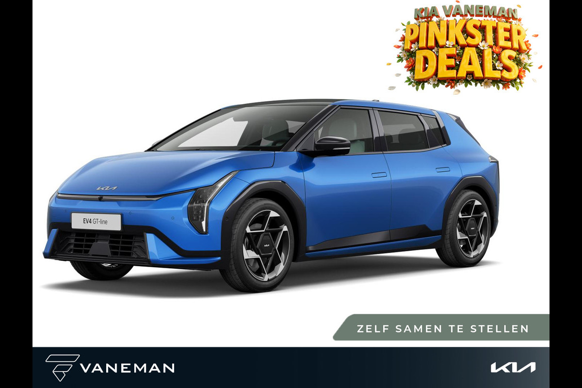 Kia EV4 GT-Line Business Edition 81.4 kWh | Cruise control adaptief met Stop&Go en stuurhulp | Zelf samenstellen