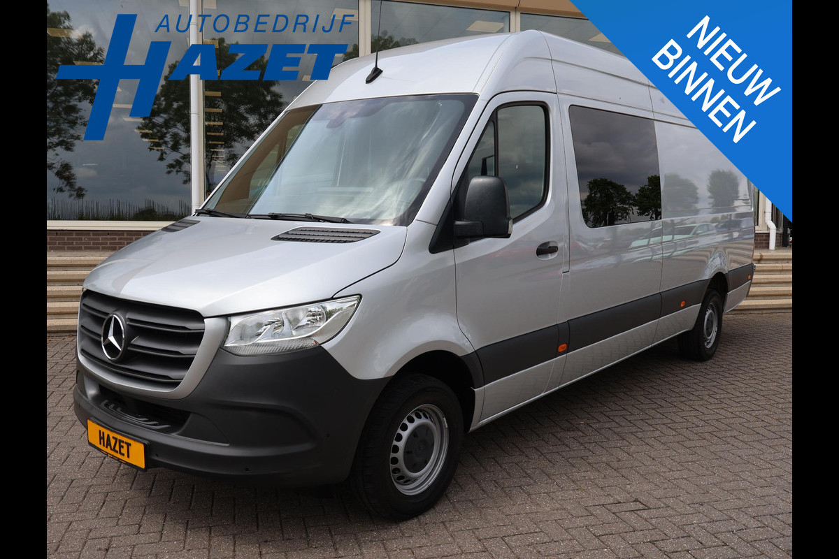 Mercedes-Benz Sprinter 317 CDI 170 PK AUT. L3H2 DUBBEL CABINE 6-PERS. + NAVIGATIE | CAMERA | CARPLAY | TREKHAAK