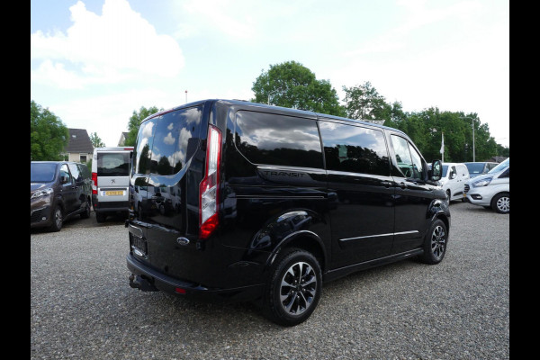 Ford Transit Custom 2.0 TDCI 185PK, L1H1, Sport, Dubbel Cabine, Airco, 2 x Schuifdeur