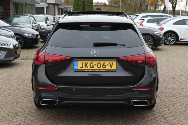 Mercedes-Benz C-Klasse Estate 300 e 4MATIC AMG Line / Panoramadak / 360Camera / Burmester / Sfeerverlichting / 18'' / CarPlay / Stoelverwarming / DAB / Cruise Control