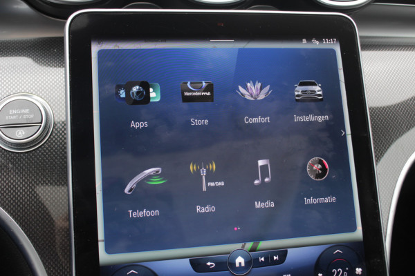 Mercedes-Benz C-Klasse Estate 300 e 4MATIC AMG Line / Panoramadak / 360Camera / Burmester / Sfeerverlichting / 18'' / CarPlay / Stoelverwarming / DAB / Cruise Control