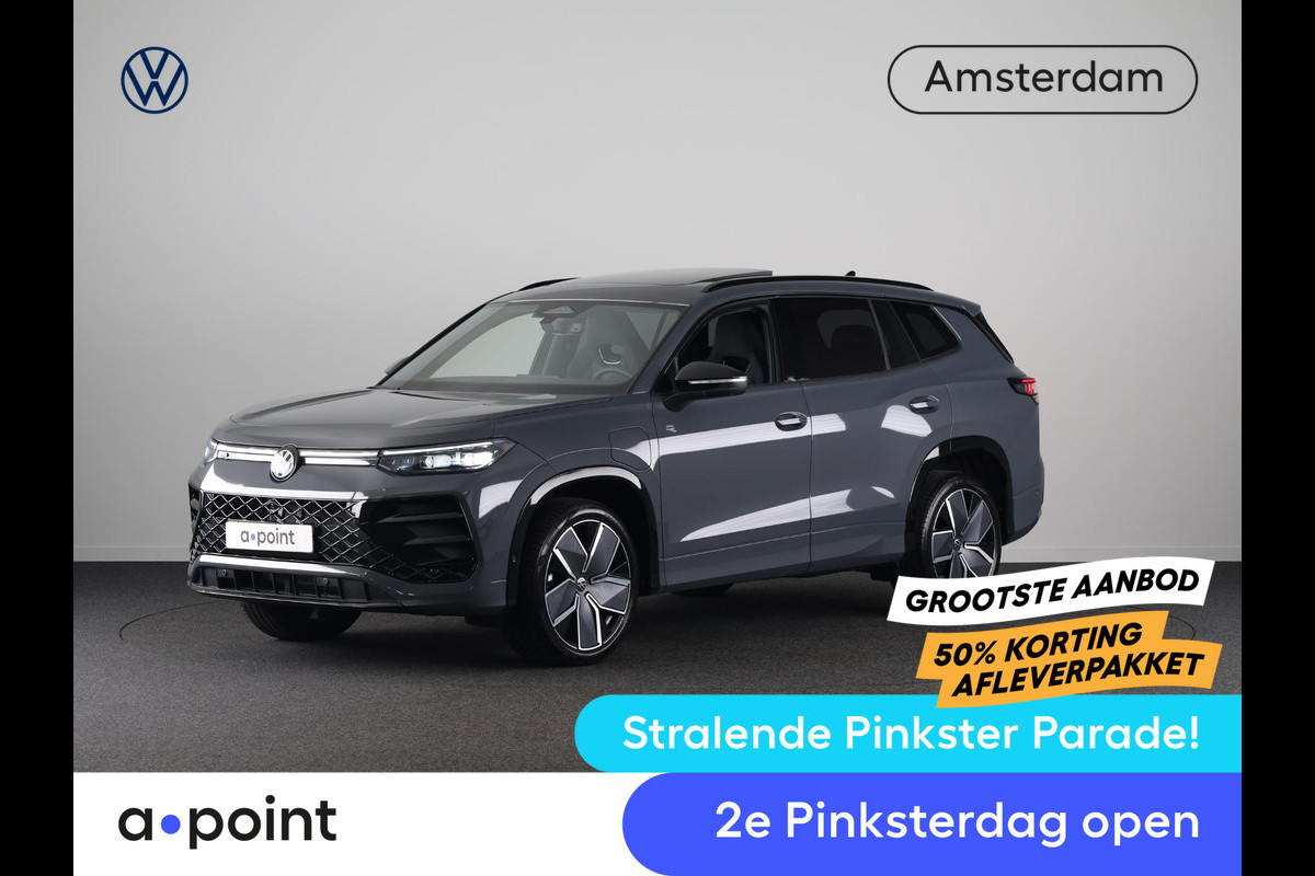 Volkswagen Tayron 1.5 eHybrid R-Line Edition 272 pk Automaat (DSG) |Verlengde garantie |  Navigatie | Panoramadak | Parkeersensoren (Park assist) | Achteruitrijcamera | Black Style pakket | R-Line |