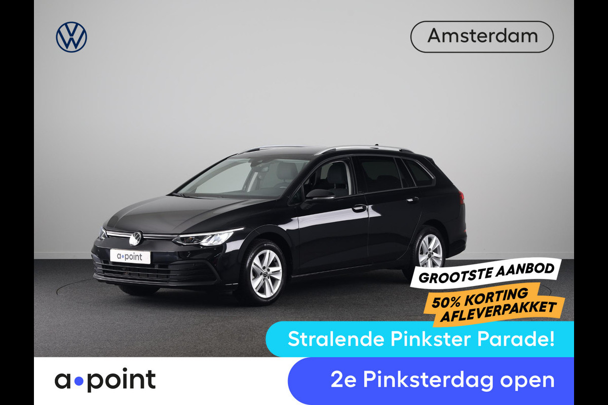 Volkswagen Golf Variant 1.0 eTSI Life | 110 pk Automaat (DSG) | Verlengde garantie | Navigatie | Parkeersensoren | Achteruitrijcamera | LED koplampen |17" All season banden |