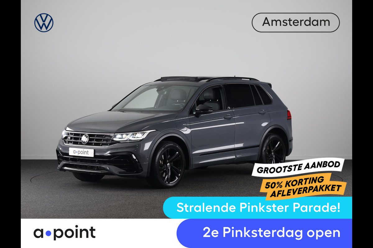 Volkswagen Tiguan 1.4 TSI eHybrid R-Line Business+ 245 pk Automaat (DSG) | Verlengde garantie | Navigatie | Panoramadak | Trekhaak (afneembaar) | Parkeersensoren (Park assist) | Achteruitrijcamera | Stoelverwarming |