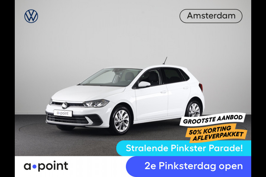 Volkswagen Polo 1.0 TSI Life Edition | Navigatie via App | Parkeersensoren | Achteruitrijcamera | Adaptieve cruise control | Stoelverwarming |