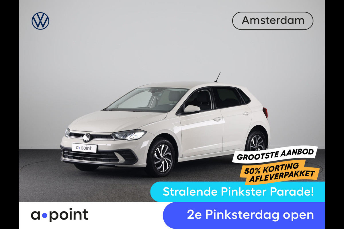 Volkswagen Polo 1.0 TSI Life Edition 95 pk | Verlengde garantie | Navigatie via App | Parkeersensoren achter | Achteruitrijcamera | Adaptieve cruise control |