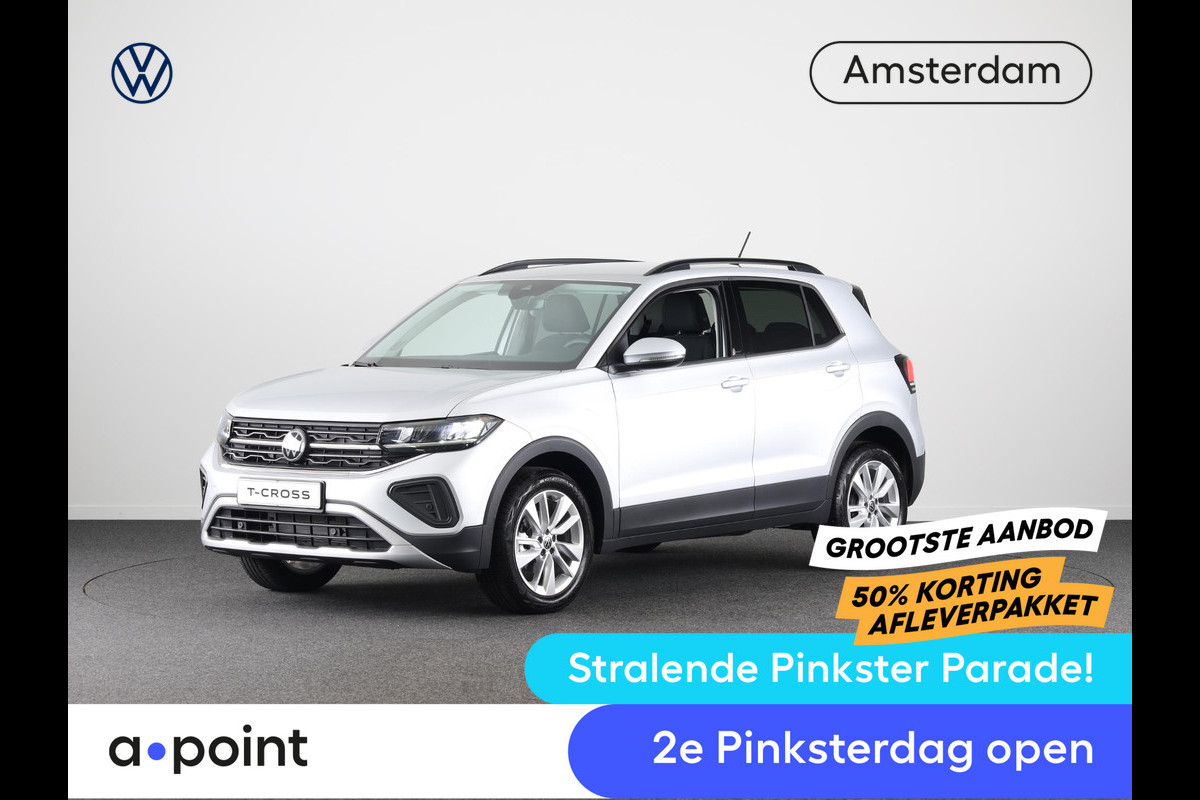 Volkswagen T-Cross 1.0 TSI Life Edition 95PK | Private lease vanaf € 559,- pm | Navigatie | Camera | Stoelverwarming | Climate Control |