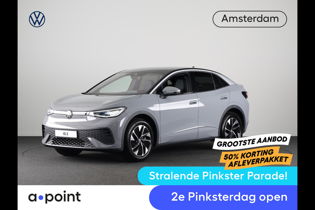Volkswagen ID.5 Pro Business 77 kWh accu, 210 kW / 286 pk SUV Elek | 360 Camera | Led matrix | Navigatie | Elektrische Achterklep | Panoramdak | Stoelverwarming |