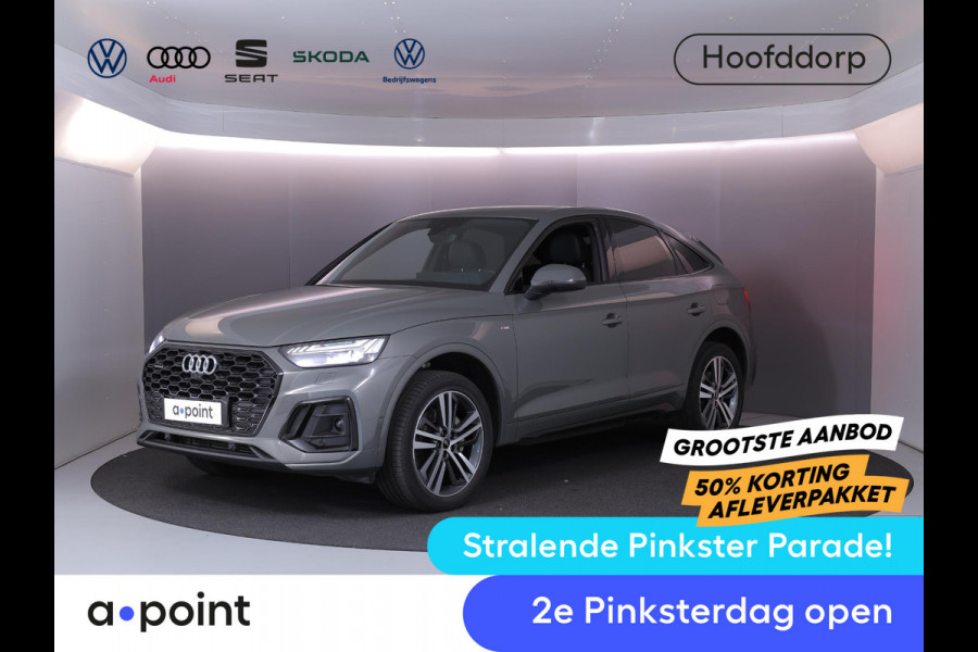 Audi Q5 Sportback 50 TFSI e S edition 299 pk S-tronic | Navigatie | Panoramadak | Parkeersensoren (Park assist) | Rondomzicht camera | Adaptieve cruise control | S-Line |