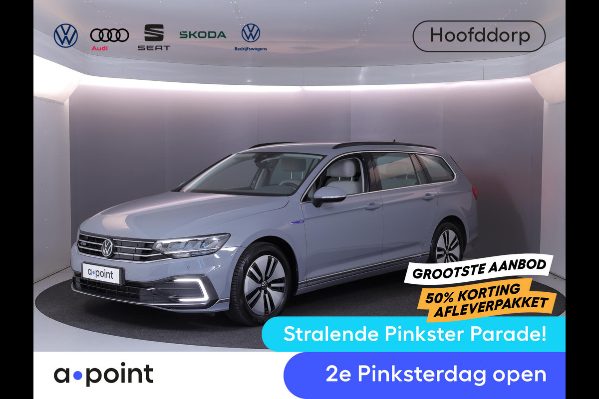 Volkswagen Passat Variant 1.4 TSI PHEV GTE Business 218 pk Automaat (DSG) | SOH 91% | Navigatie | Trekhaak (wegklapbaar) | Parkeersensoren | Achteruitrijcamera | Stoelverwarming v/a |