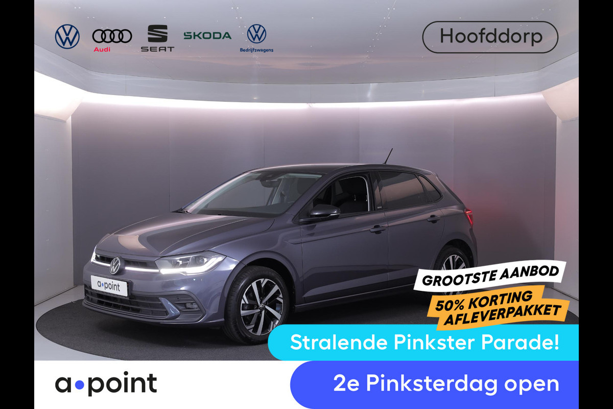 Volkswagen Polo 1.0 TSI Life Move 95PK | Matrix koplampen | Parkeercamera | 16" LM velgen | ECC | Stoelverwarming |