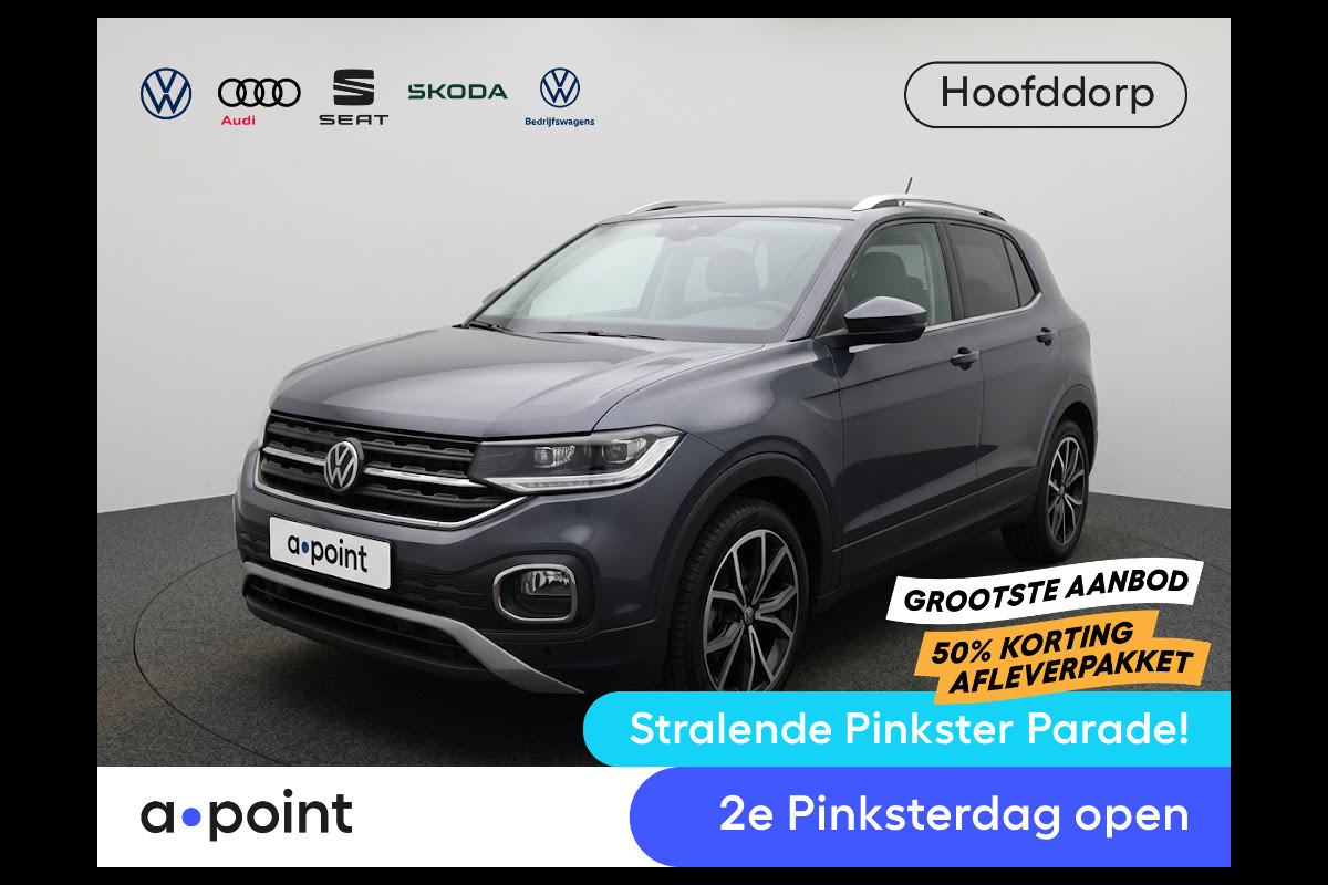 Volkswagen T-Cross 1.5 TSI Style 150PK DSG | Trekhaak | Keyless entry | 18"LM velgen | Parkeercamera |