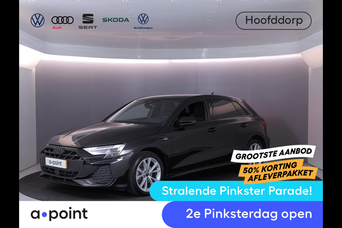 Audi A3 Sportback 40 TFSI e S edition 204 pk S-tronic | Verlengde garantie | Navigatie | Parkeersensoren (Park assist) | Achteruitrijcamera | Stoelverwarming | S-Line |
