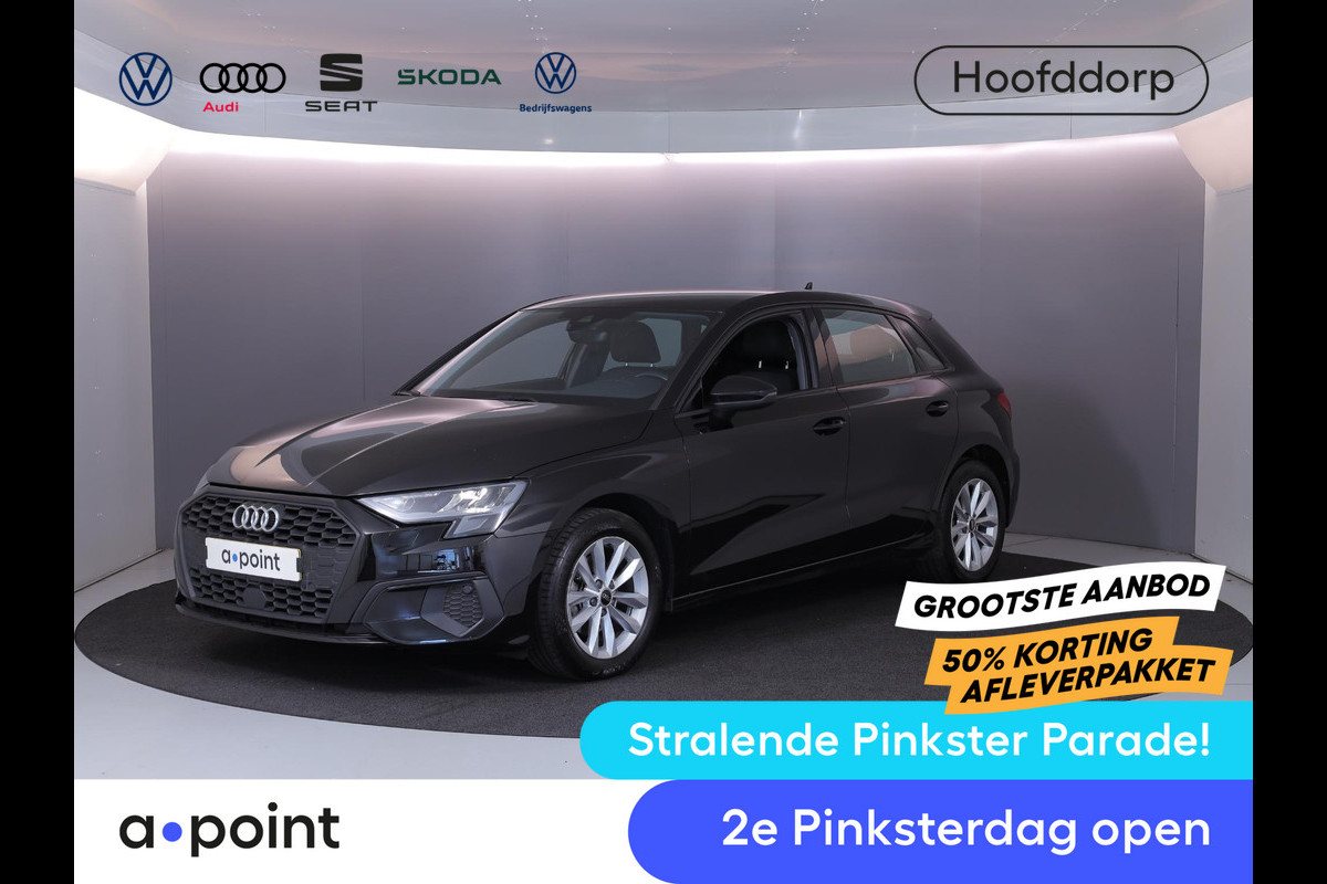 Audi A3 Sportback 30 TFSI Pro Line 110 pk S-tronic | Verlengde garantie | Navigatie via App | Parkeersensoren achter | Apple Carplay/Android Auto | LED koplampen |