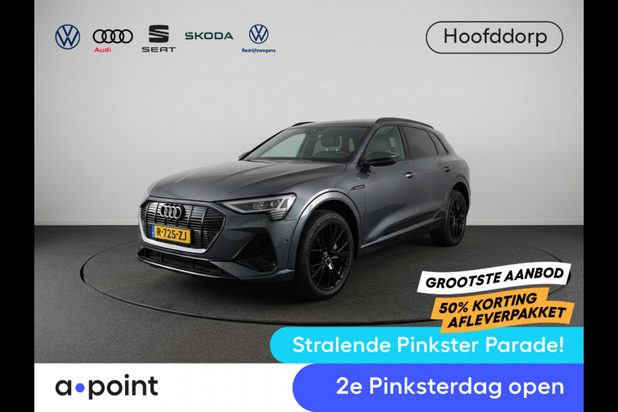 Audi e-tron 55 quattro S edition 95 kWh 408 pk | SOH 95,66% | Navigatie | Panoramadak | Parkeersensoren | Achteruitrijcamera | Matrix LED koplampen | Stoelverwarming | S-Line |