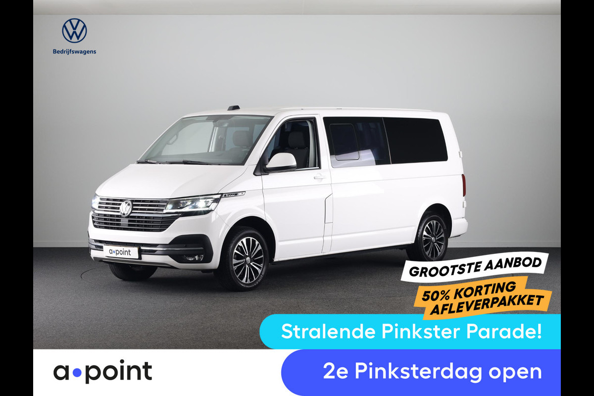 Volkswagen Transporter 2.0 TDI L2H3 28 Bulli 150 PK DSG (Automaat) | Dubbele cabine | Trekhaak | Parkeercamera |