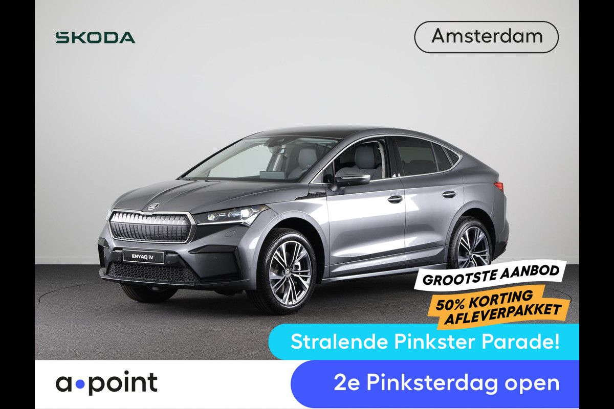 Škoda ENYAQ Coupé iV 85 Business Edition 286pk | Panoramadak | Navigatie | 20 inch Lichtmetalen velgen | Parkeercamera | Elektrisch verstelbare voorstoel