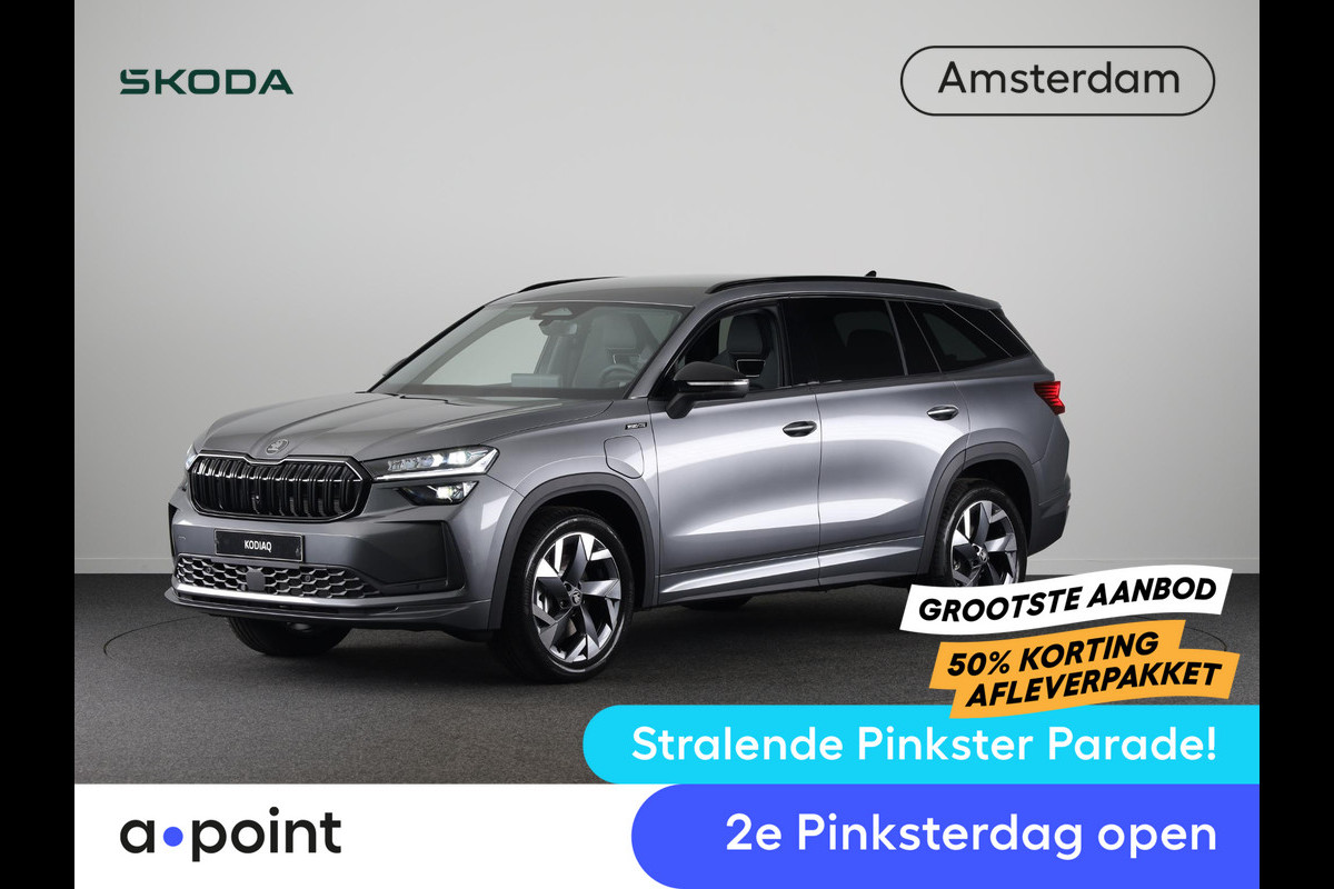 Škoda Kodiaq Sportline Business PHEV 1.5 TSI 204 pk | Trekhaak | Blind Spot | Adaptive Cruise | Stoelverwarming | Camera | Light & View