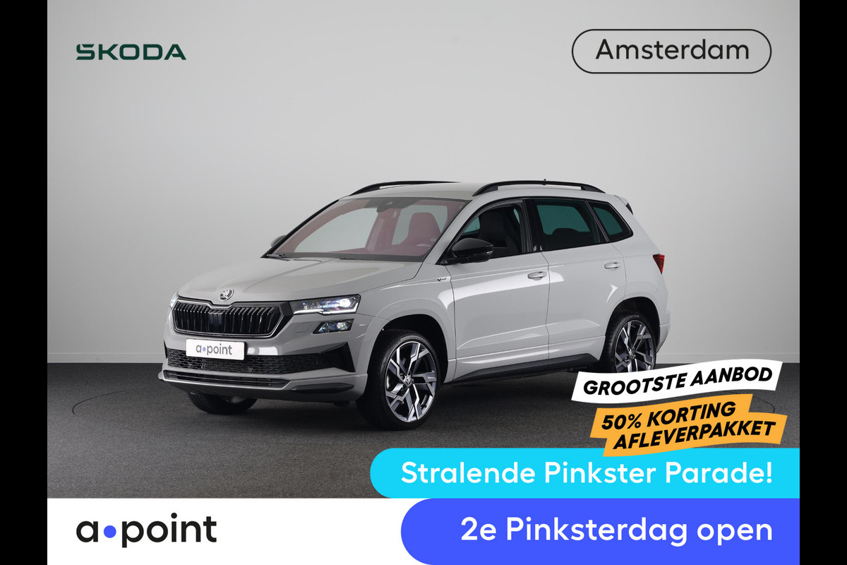 Škoda Karoq 1.5 TSI ACT Sportline Business 150pk | Wegklapbare trekhaak | Navigatie via APP | Verlengde garantie | Verwambare stoelen voor en achter