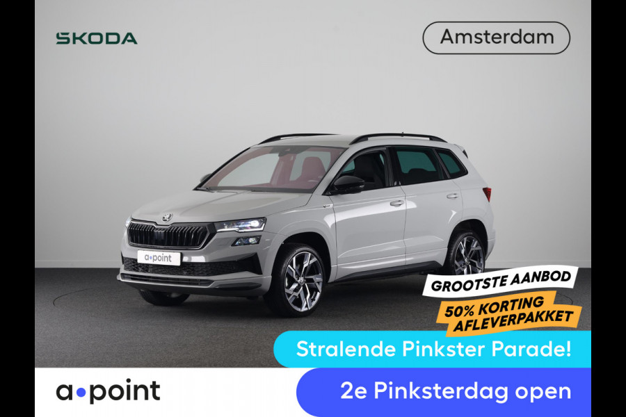 Škoda Karoq 1.5 TSI ACT Sportline Business 150pk | Wegklapbare trekhaak | Navigatie via APP | Verlengde garantie | Verwambare stoelen voor en achter