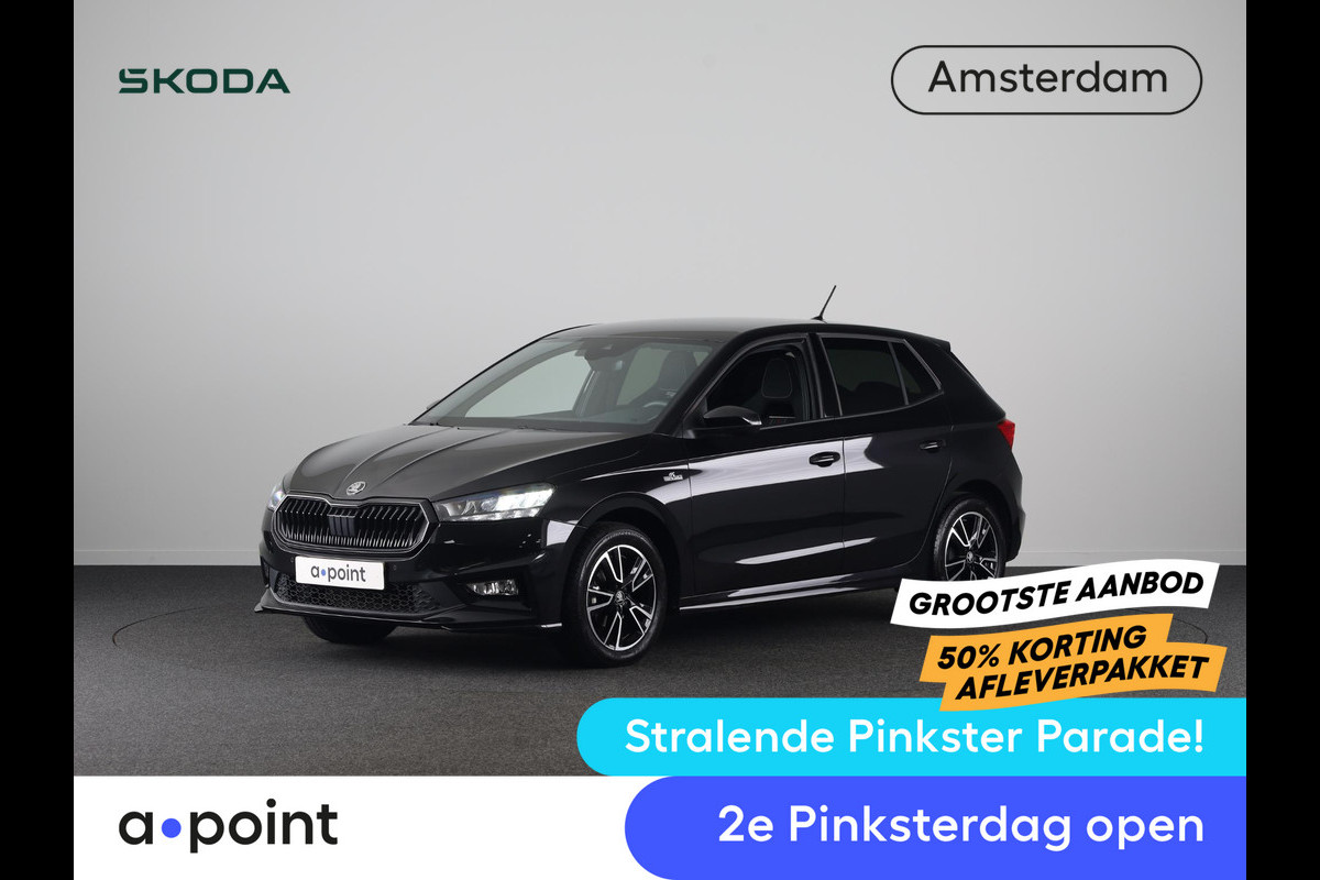 Škoda Fabia 1.0 TSI Monte Carlo 95 pk | Verlengde garantie | Navigatie via App | Parkeersensoren | Achteruitrijcamera | Stoelverwarming |