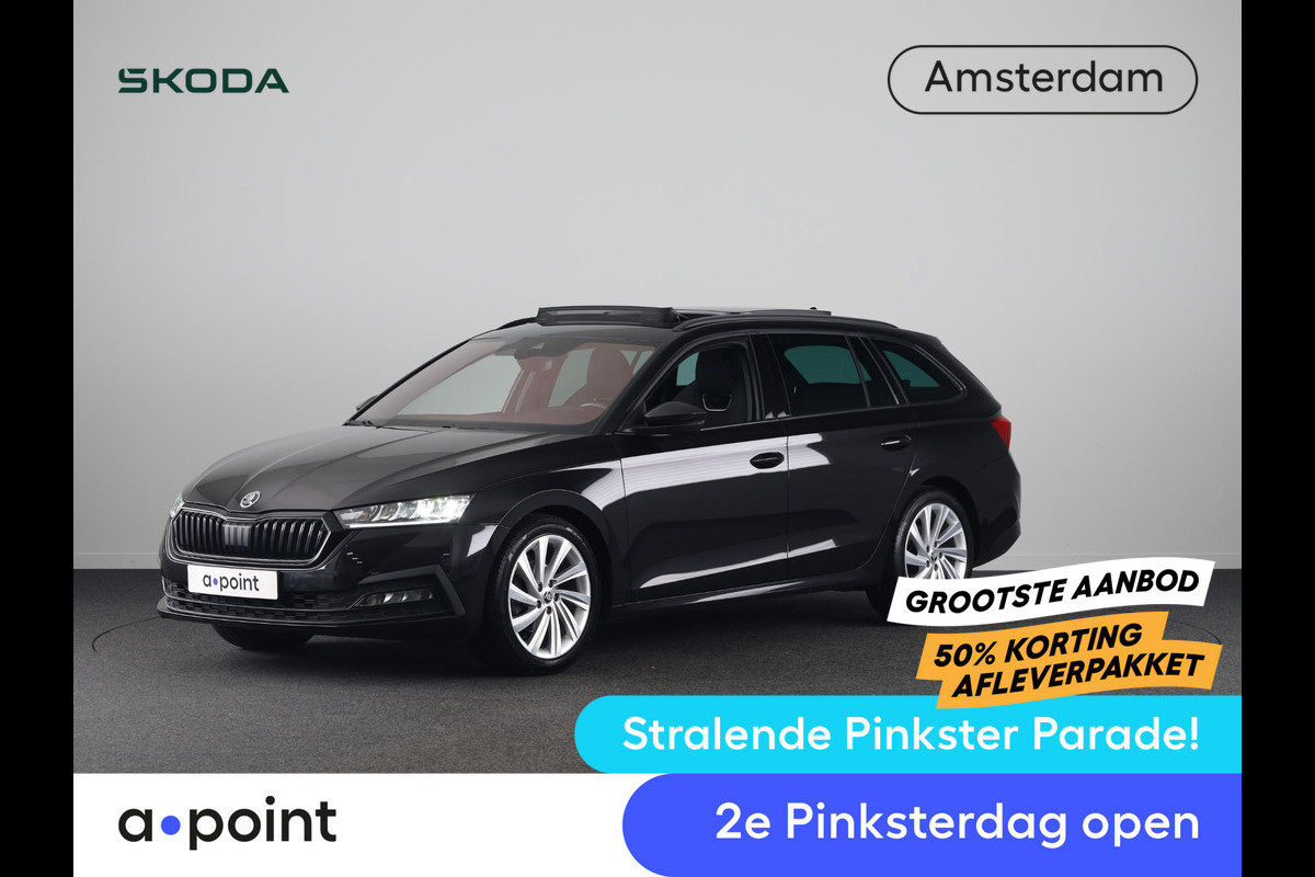 Škoda Octavia Combi 1.0 e-TSI Business Edition Plus 110pk DSG | Panoramadak | Trekhaak | Navigatie | Verwarmbare voorstoelen | Led Koplampen