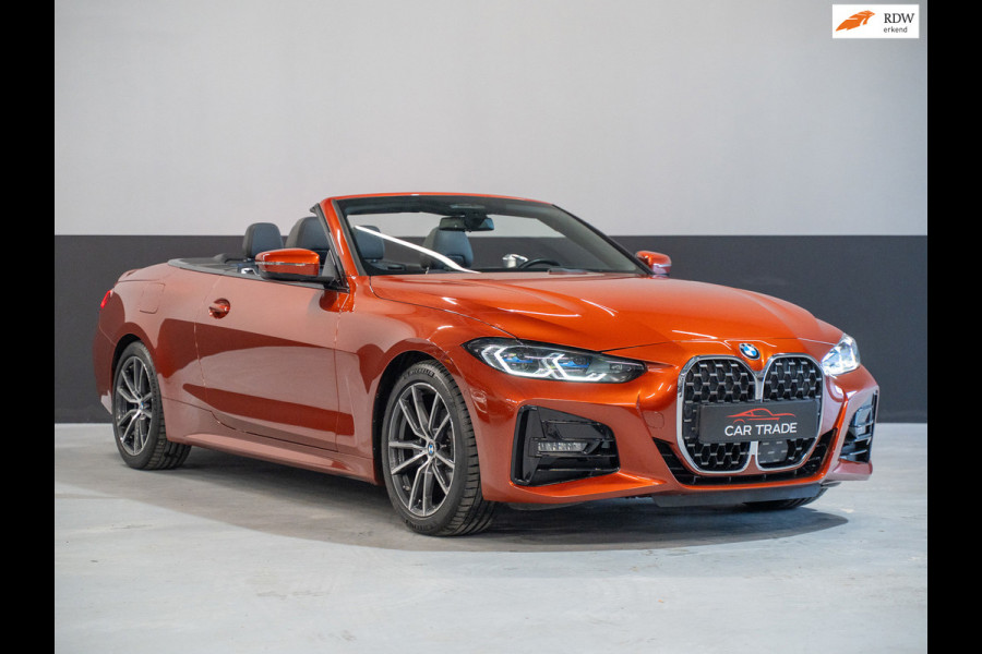 BMW 4 Serie Cabrio 420i High Executive | Sportleder | Camera | Harman | Laser | Head-up