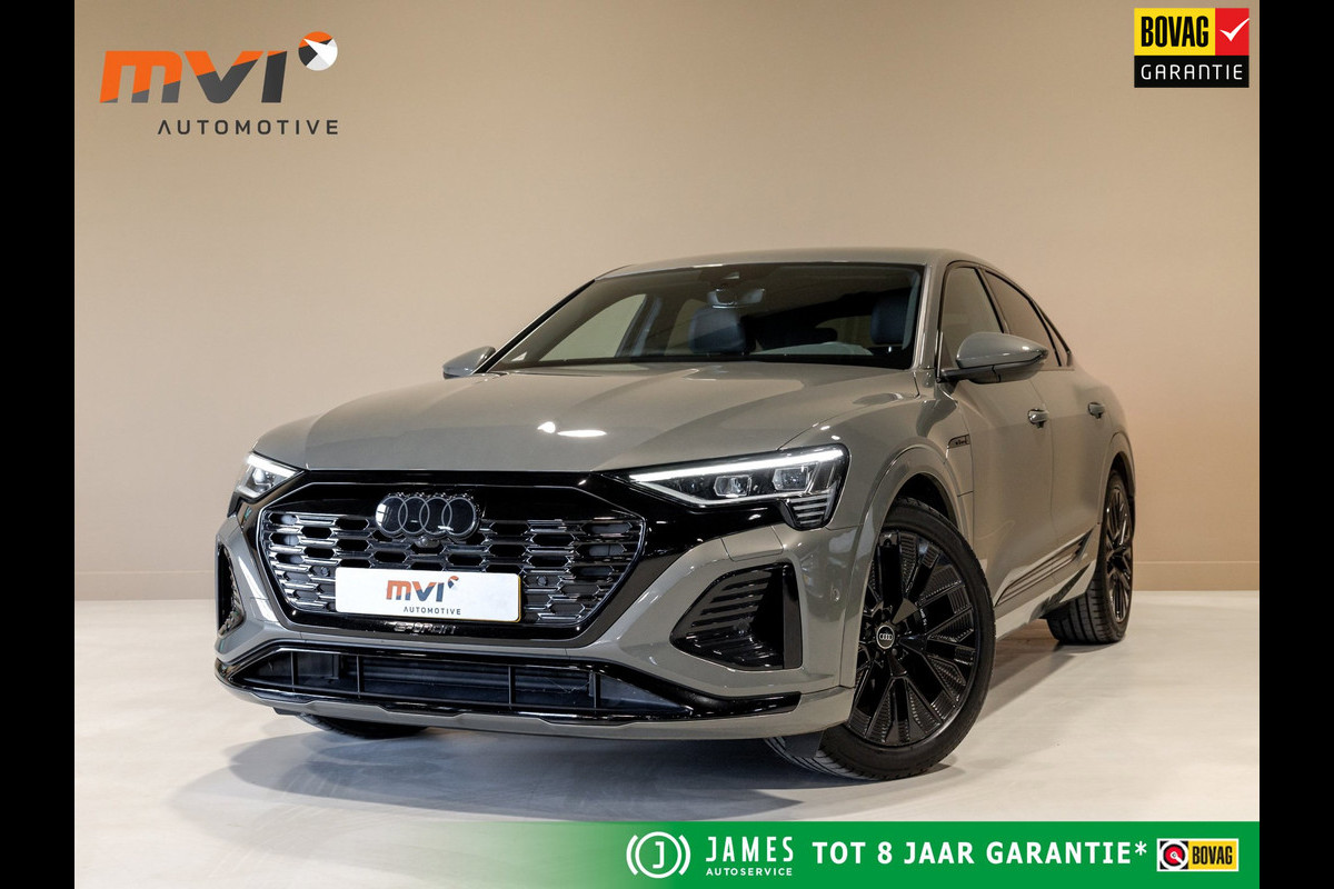 Audi Q8 Sportback e-tron 50 quattro S Edition 95 kWh SOH 94% / 340pk / Elektrische stoelverstelling / Achteruitrij camera /