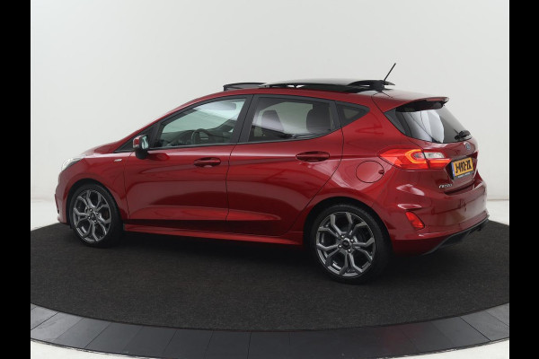 Ford Fiesta 1.0 EcoBoost ST-Line | 1e eigenaar | Panoramadak | Carplay | Climate control | Parkeerhulp | Cruise control | DAB | Bluetooth | Keyless start