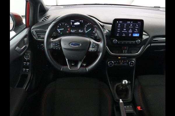 Ford Fiesta 1.0 EcoBoost ST-Line | 1e eigenaar | Panoramadak | Carplay | Climate control | Parkeerhulp | Cruise control | DAB | Bluetooth | Keyless start