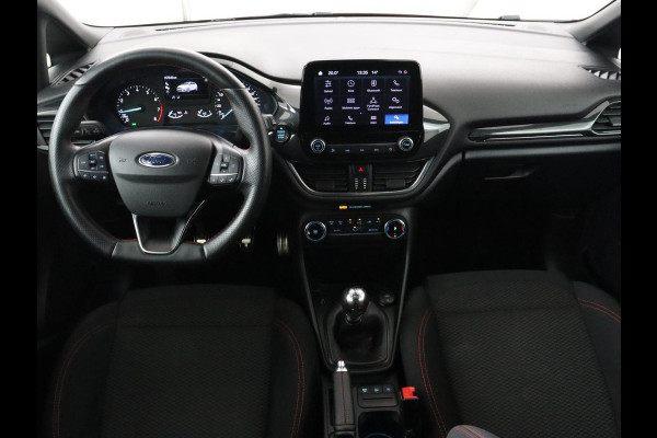 Ford Fiesta 1.0 EcoBoost ST-Line | 1e eigenaar | Panoramadak | Carplay | Climate control | Parkeerhulp | Cruise control | DAB | Bluetooth | Keyless start
