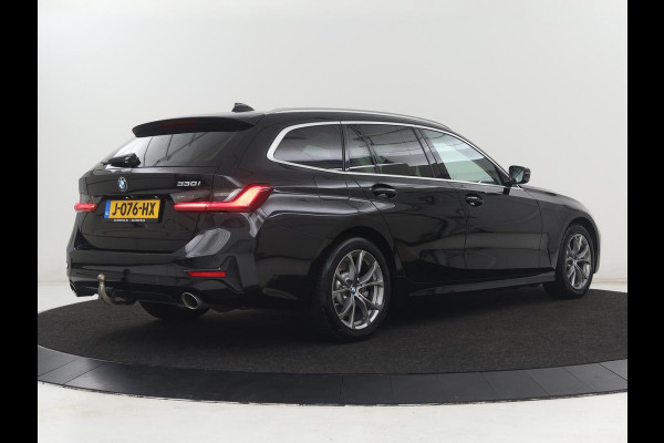 BMW 3-serie 330i High Executive | Panoramadak | Sport Line | Leder | Stoelverwarming | Trekhaak | Carplay | Live Cockpit | Camera | Navigatie | Sfeerverlichting | Park Assist | Sportstoelen | Climate control