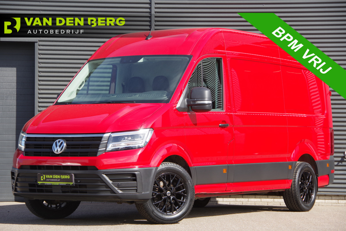 Volkswagen Crafter 35 2.0 TDI L3H3 177PK AUT. LED, TREKHAAK, GEV. ERGO ACTIVE STOEL, ADAPT. CRUISE, STOELVERWARMING, STUUR VERWARMING, STANDKACHEL,
