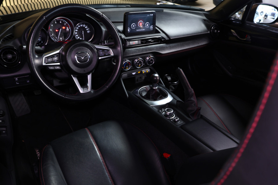 Mazda MX-5 1.5 SkyActiv-G 131 GT-M LEDER CARPLAY KEYLESS LED STOELVW 26000 km "18