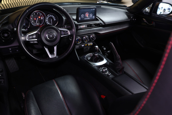 Mazda MX-5 1.5 SkyActiv-G 131 GT-M LEDER CARPLAY KEYLESS LED STOELVW 26000 km "18