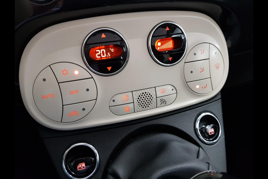 Fiat 500C 1.0 Hybrid Lounge + Navigatie Climate Control Cruise Control DAB Parkeer Sensoren Lichtmetalen velgen