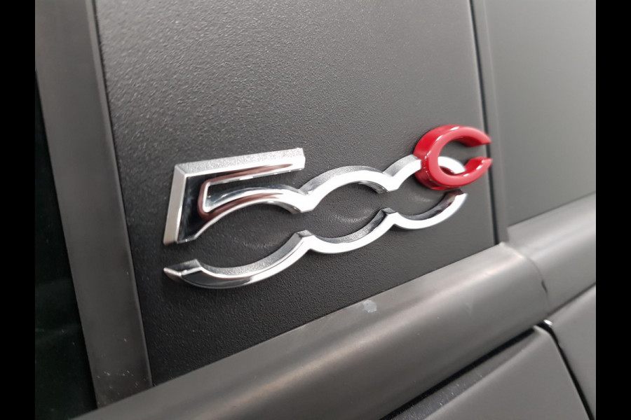 Fiat 500C 1.0 Hybrid Lounge + Navigatie Climate Control Cruise Control DAB Parkeer Sensoren Lichtmetalen velgen