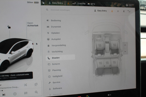 Tesla Model Y Long Range AWD 75 kWh / Autopilot / Panoramadak / Camera / 20'' / Keyless / Leder / Dodehoek / Navigatie / Stoelverwarming
