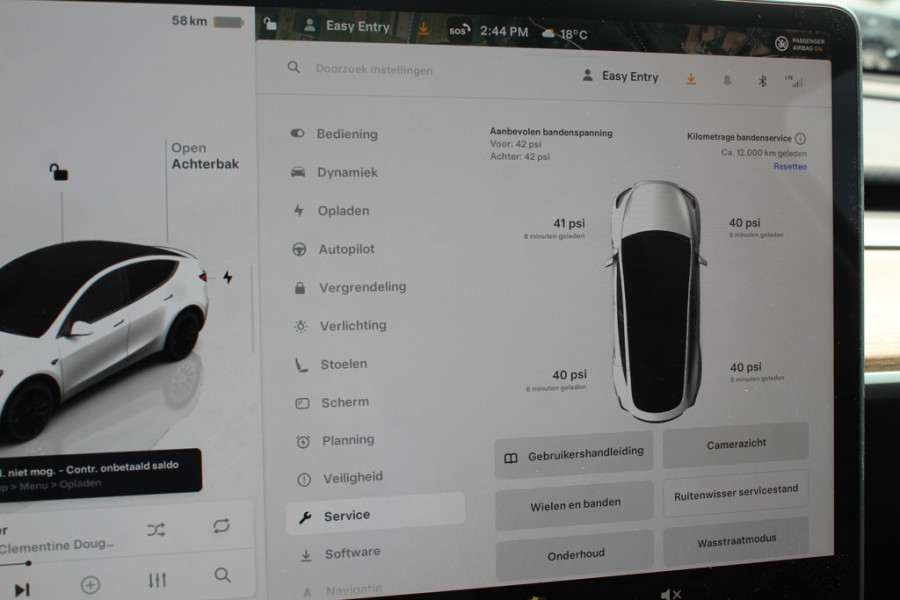Tesla Model Y Long Range AWD 75 kWh / Autopilot / Panoramadak / Camera / 20'' / Keyless / Leder / Dodehoek / Navigatie / Stoelverwarming