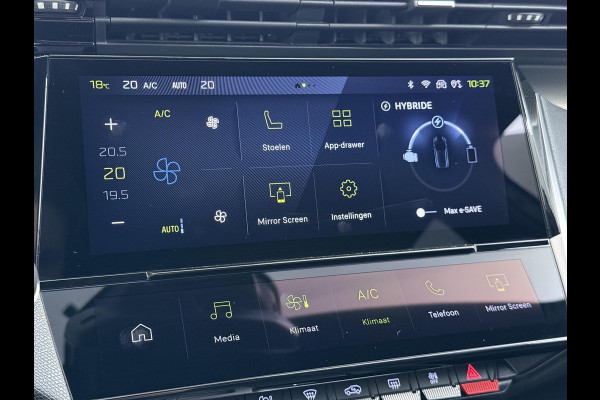 Peugeot 308 SW 1.6 Plug-in Hybrid 225 GT BOMVOL | MASSAGE STOELEN + STOELVERWARMING | MEM. SEATS | ADAP. CRUISE | APPLECARPLAY | ELEKT. STOELEN | ACHTERUITRIJCAMERA | RIJKLAAR | 12 MND BOVAG GARANTIE |