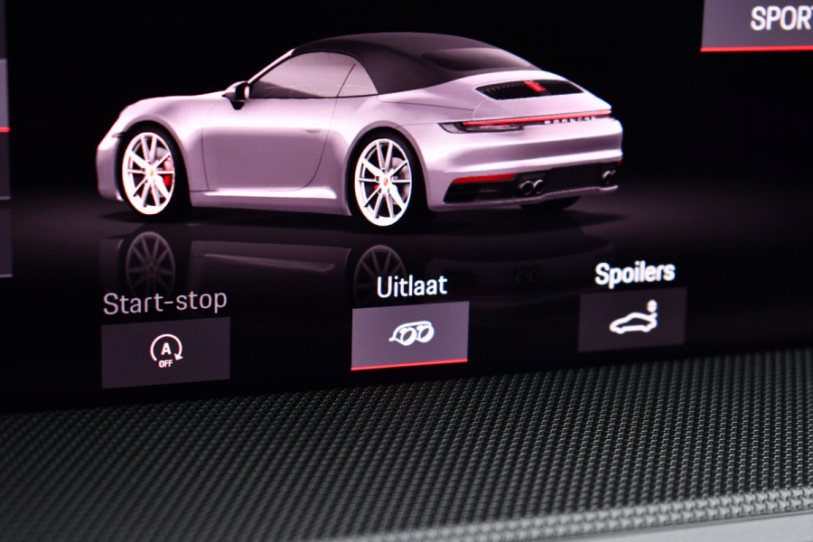 Porsche 911 Cabrio 3.0 Carrera 4S Chrono+Design ACC 360 4WS Sp-Uitlaat Bose PPF