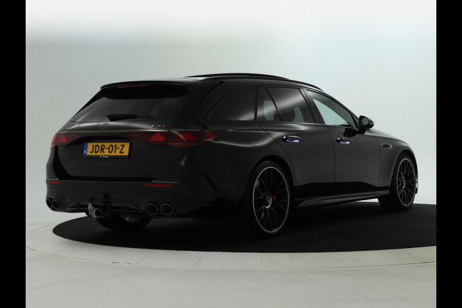 Mercedes-Benz E-Klasse Estate Mercedes-AMG 53 4MATIC+ Hybride | AMG DYNAMIC PLUS Pakket | 21 Inch AMG Velgen | Panorama dak | AMG Driver's Package | Trekhaak | Burmester® | Inclusief 24 maanden MB Certified garantie voor Europa.