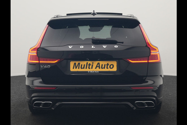 Volvo V60 T8 Twin Engine AWD R-Design PHEV 390pk Dealer O.H. | Trekhaak Af Fabriek | Panodak | Head Up | Harman / Kardon | Camera | Lederen Sportstoelen Memory & Verwarmd | Apple Carplay | Stuur Verwarmd | Navigatie | DAB | Plug In Hybrid |