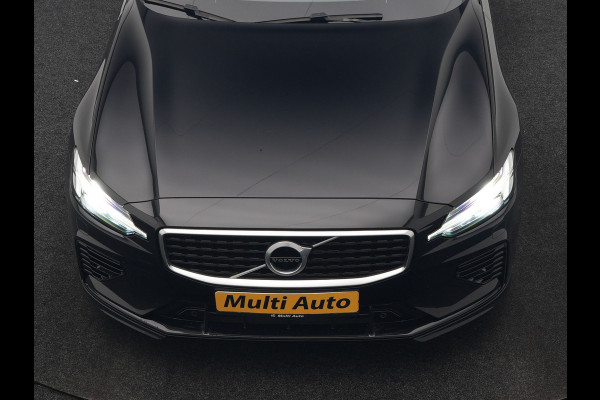 Volvo V60 T8 Twin Engine AWD R-Design PHEV 390pk Dealer O.H. | Trekhaak Af Fabriek | Panodak | Head Up | Harman / Kardon | Camera | Lederen Sportstoelen Memory & Verwarmd | Apple Carplay | Stuur Verwarmd | Navigatie | DAB | Plug In Hybrid |