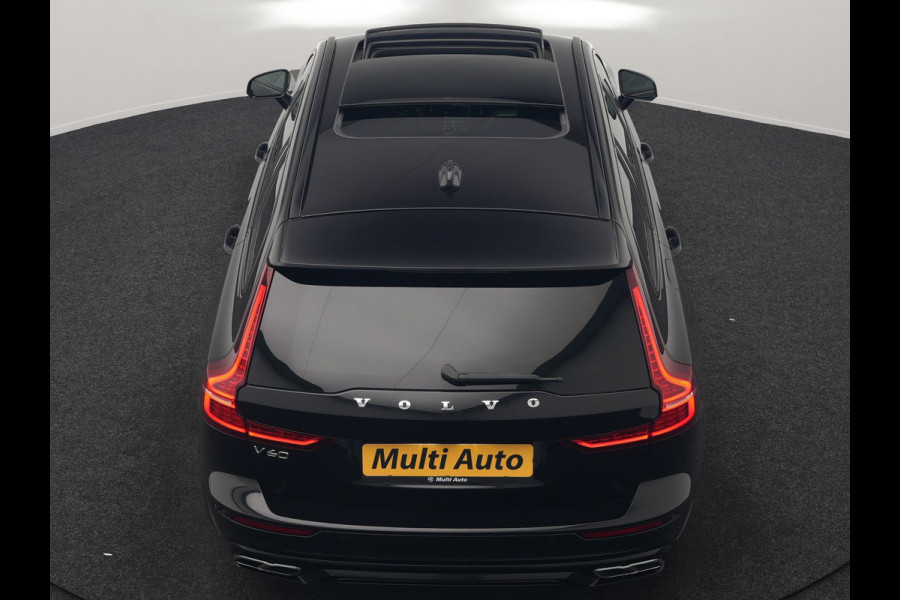 Volvo V60 T8 Twin Engine AWD R-Design PHEV 390pk Dealer O.H. | Trekhaak Af Fabriek | Panodak | Head Up | Harman / Kardon | Camera | Lederen Sportstoelen Memory & Verwarmd | Apple Carplay | Stuur Verwarmd | Navigatie | DAB | Plug In Hybrid |