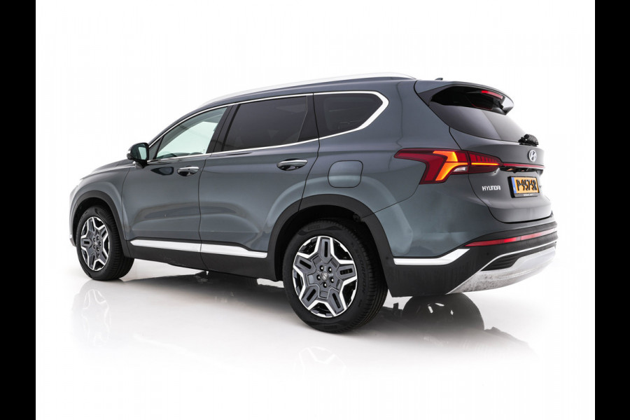 Hyundai Santa Fe 1.6 T-GDI HEV Premium Sky (Face-lift) (INCL-BTW) *PANO | LEATHER | FULL-LED | ADAPTIVE-CRUISE | BLINDSPOT | MEMORY-PACK | DIGI-COCKPIT | SHIFTPADDLES | PRIVACYGLASS | NAVI-FULLMAP | HEAD-UP |19''ALU*