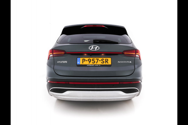 Hyundai Santa Fe 1.6 T-GDI HEV Premium Sky (Face-lift) (INCL-BTW) *PANO | LEATHER | FULL-LED | ADAPTIVE-CRUISE | BLINDSPOT | MEMORY-PACK | DIGI-COCKPIT | SHIFTPADDLES | PRIVACYGLASS | NAVI-FULLMAP | HEAD-UP |19''ALU*