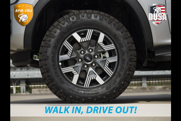 Ford Ranger 2.3L | Wildtrak | PHEV | Liftkit | Raptor Grille | Mud-Tec Rolcover | 3.500kg trekken | Iconic Silver Getoonde accessoires zijn verkrijgbaar tegen meerprijs
