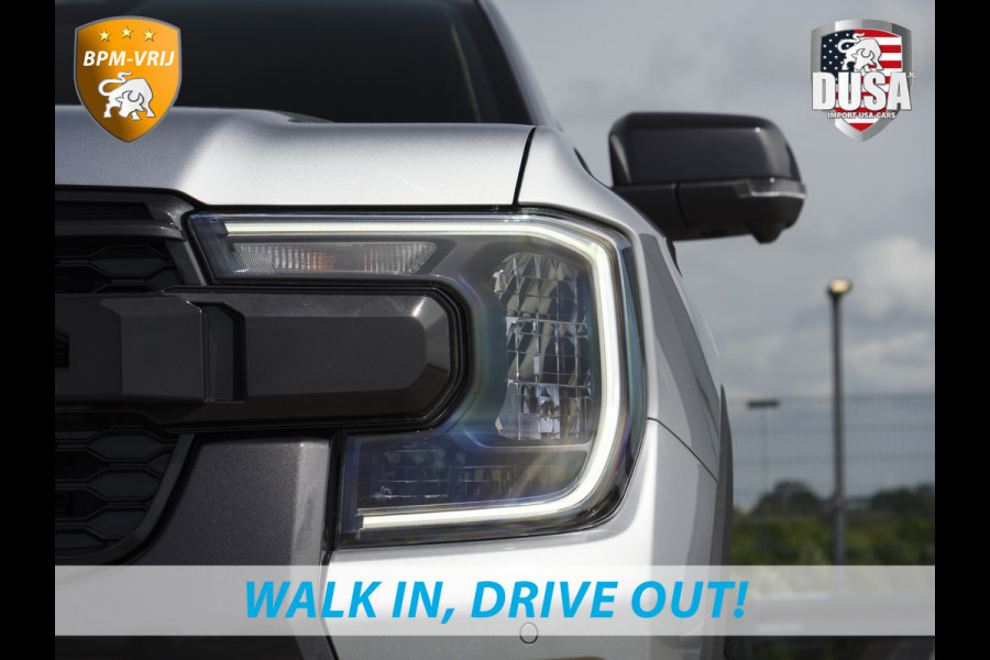 Ford Ranger 2.3L | Wildtrak | PHEV | Liftkit | Raptor Grille | Mud-Tec Rolcover | 3.500kg trekken | Iconic Silver Getoonde accessoires zijn verkrijgbaar tegen meerprijs